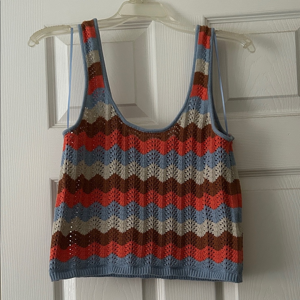 RIP CURL Crochet Knit Crop Top M